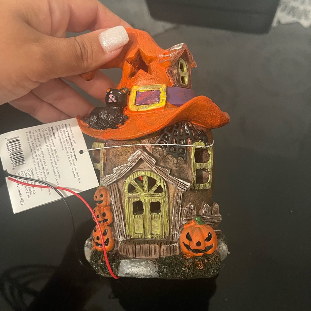 Brand new! Halloween haunted village house, lights up!